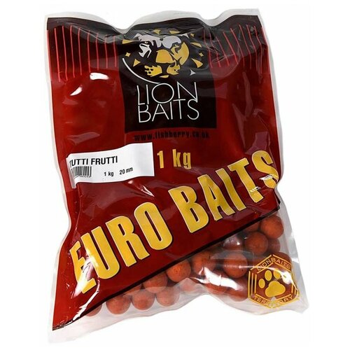 Прикормка LION BAITS серии EURO BAITS тонущие, 1000 г, , аромат тутти