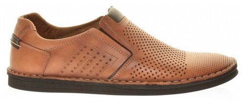 Туфли Тофа, натуральная кожа, перфорированные, размер 43, коричневый