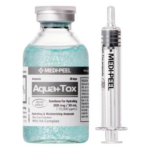 Глубокоувлажняющая ампула Medi-Peel Aqua Plus Tox Ampoule, 30 мл сыворотка для лица medi peel aqua plus tox ampoule 30 мл