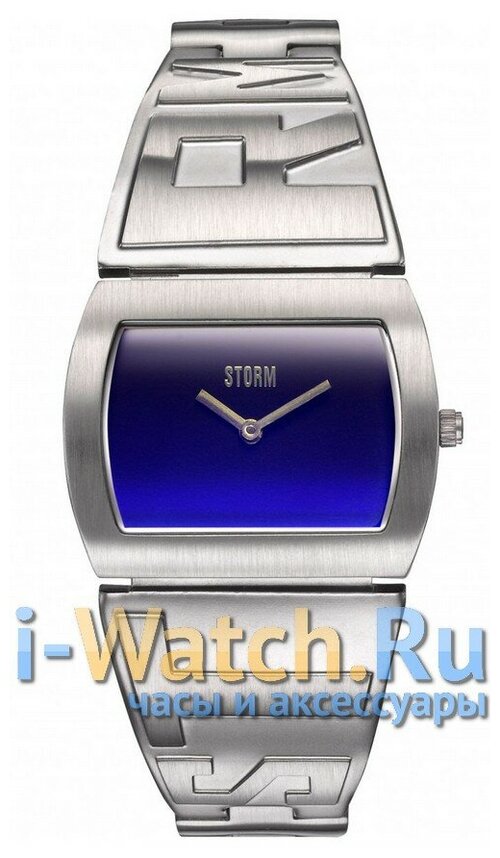 Наручные часы STORM, синий, серебряный