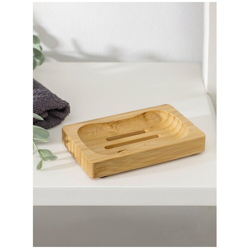 Мыльница бамбуковая, 1,2?11?7 см