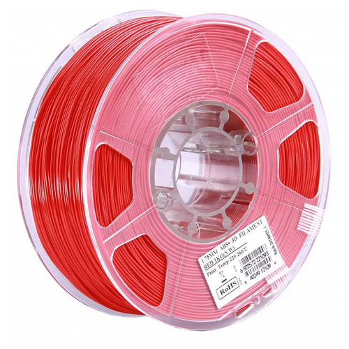 фото Катушка abs+ пластика esun 1.75 мм 1кг пурпурно- красная