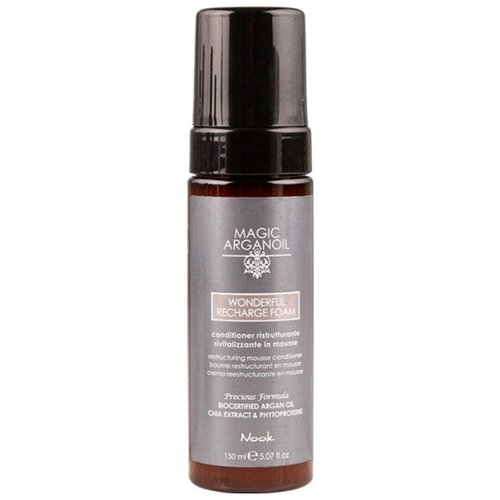 Nook кондиционер для волос, мусс реструктурирующий Магия Арганы MAGIC ARGAN OIL / WONDERFUL RECHARGE FOAM restructuring mousse conditioner, 150 мл