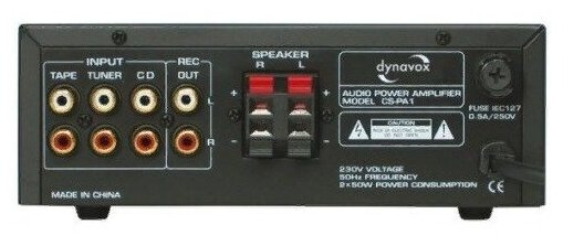 Интегральный усилитель DYNAVOX CS-PA1 MK II BL (207740)