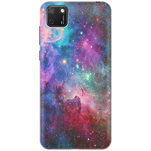 фото Ультратонкий силиконовый чехол-накладка для huawei y5p / honor 9s с принтом "волшебный космос" gosso
