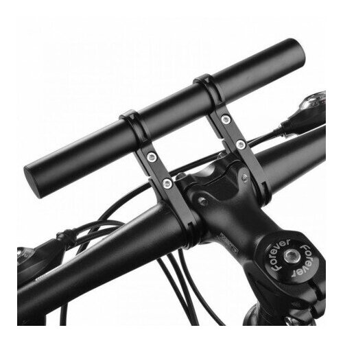 Выносной удлинитель руля с двумя кронштейнами для электросамоката и велосипеда Черный 586₽