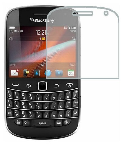 BlackBerry Bold Touch 9900 защитный экран Гидрогель Прозрачный (Силикон) 1 штука