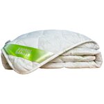 Одеяло Хлопок & Бамбук 1.5 спальное, 140 x 205, Летнее легкое, гипоаллергенное, лебяжий пух - изображение