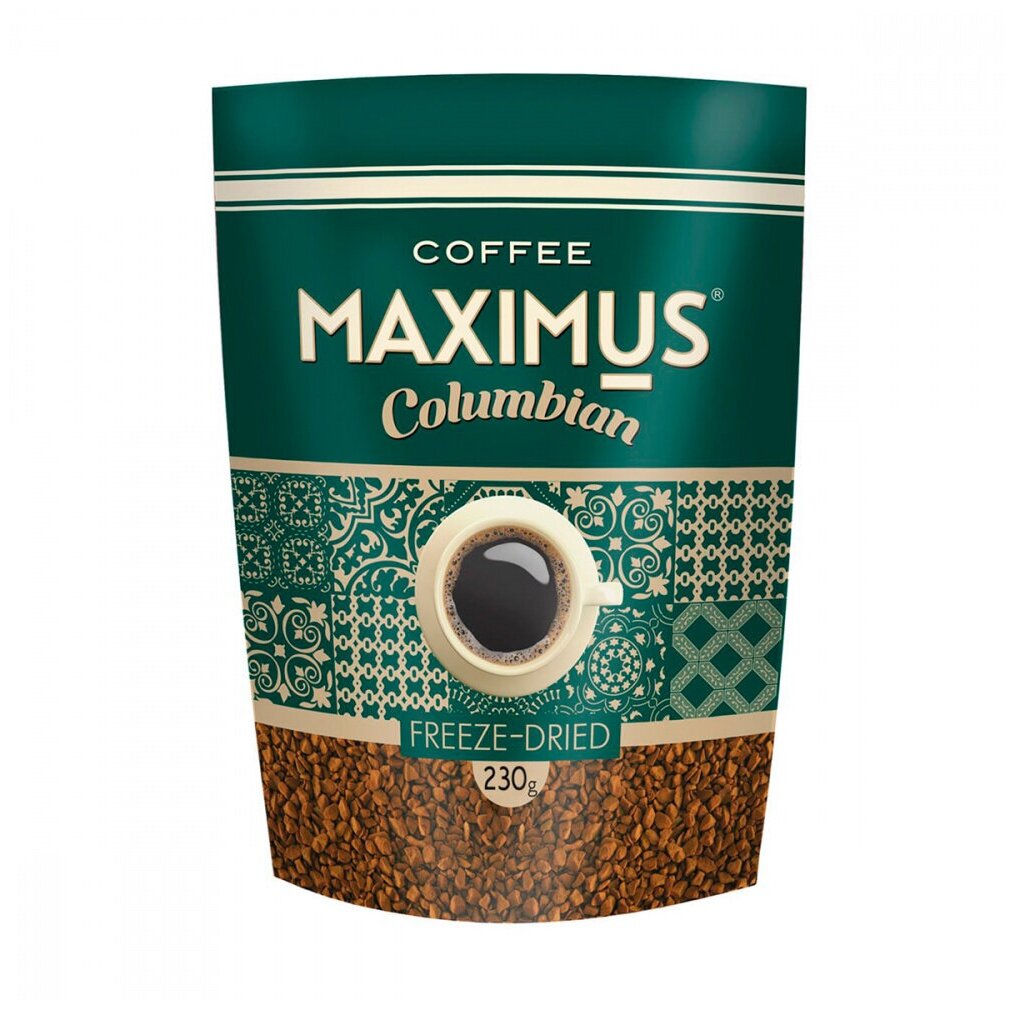 Кофе растворимый Maximus "Columbian", 230 г