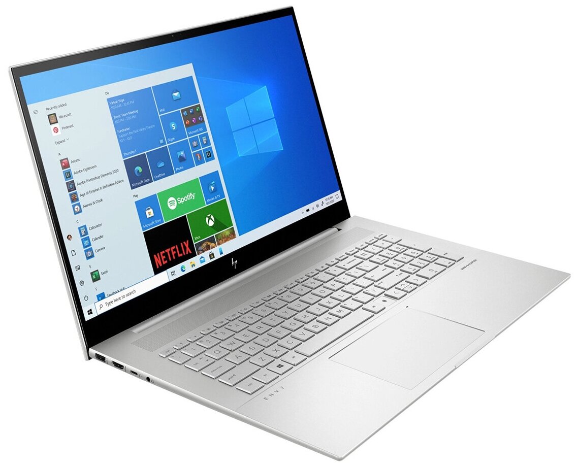 173 Ноутбук HP Envy 17-ch0026ur 1920x1080Core i5 1135G78Gb512 SSD