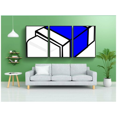 фото Набор модулных постеров для интерьера "ластик, прорезинивать, стереть" 60x90 см. в тубусе, без рамки lotsprints