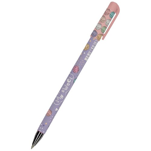 Ручка BrunoVisconti, шариковая, 0.5 мм, синяя, HappyWrite «зефирки», Арт. 20-0215/28
