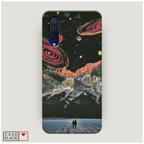 фото Чехол пластиковый xiaomi mi a3 lite сюрреализм в космосе case place