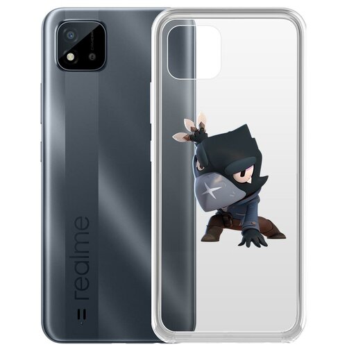 фото Чехол-накладка clear case brawl stars-ворон для realme c11 krutoff group