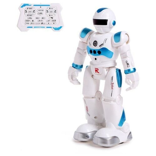 фото Робот-игрушка радиоуправляемый iq bot gravitone, русское озвучивание, цвет синий