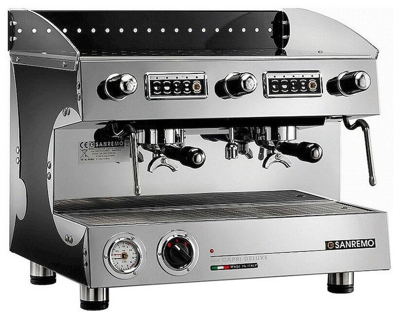 Кофемашина Профессиональная Sanremo Capri SAP (полуавтомат) DLX 2 GR (77мм)