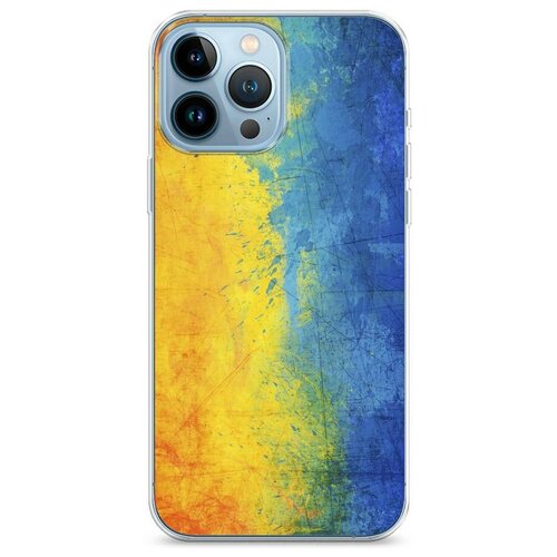 фото Силиконовый чехол "флаг украины 2" на apple iphone 13 pro max / айфон 13 про макс case place