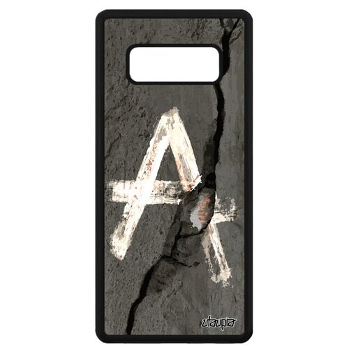 фото Защитный чехол на телефон // galaxy note 8 // "анархия" хаос анархизм, utaupia, серый