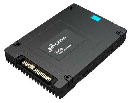 Micron SSD 7450 MAX, 3200GB, U.3(2.5" 15mm), NVMe, PCIe 4.0 x4, 3D TLC, R/W 6800/5300MB/s, IOPs 1 000 000/390 000, TBW 17500, DWPD 3 (12 мес.)