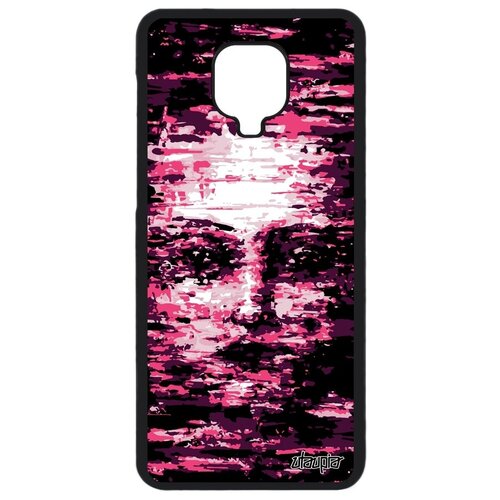 фото Защитный чехол для смартфона // xiaomi redmi note 9s // "женское лицо" маска фантастичный, utaupia, розовый