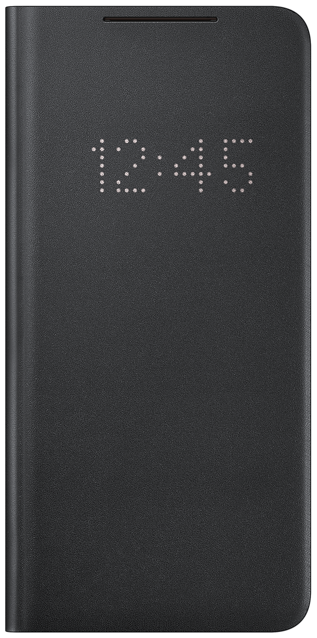 Чехол (флип-кейс) SAMSUNG Smart LED View Cover, для Samsung Galaxy S21+, светло-серый [ef-ng996pjegru] - фото №1