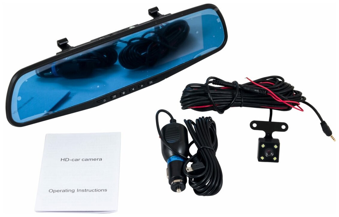 Видеорегистратор-зеркало Vehicle Blackbox DVR с двумя камерами