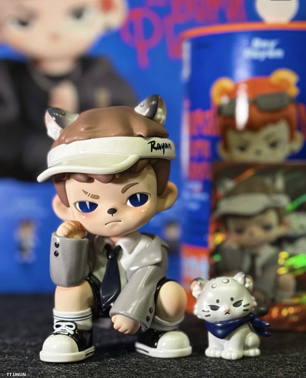 Оригинальный Rayan Born Player Series 4 Blind Box Фигурка Коллекция Подарок Стиль / Набор：Уличный Милый Босс (Коробка
