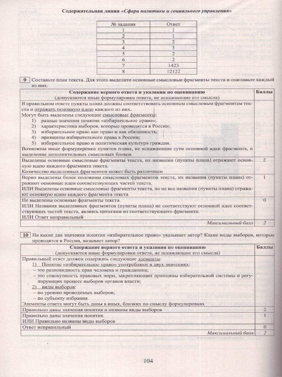 ОГЭ-2024 Обществознание (Рутковская Елена Лазаревна; Половникова Анастасия Владимировна; Шохонова Елена Эдуардовна) - фото №4