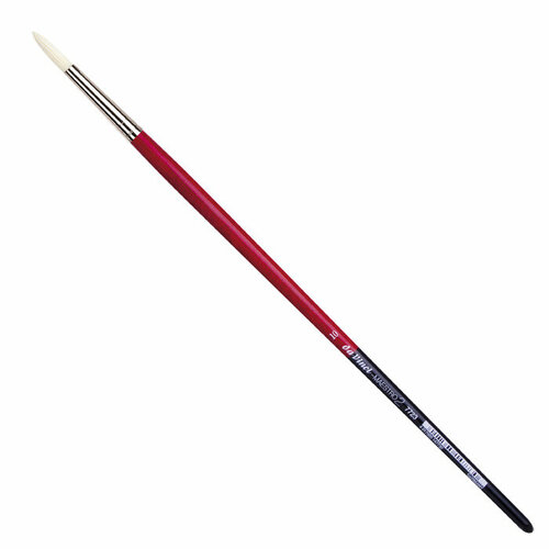 Кисть щетина круглая Da Vinci 7723 Maestro 2, длинная ручка, № 10