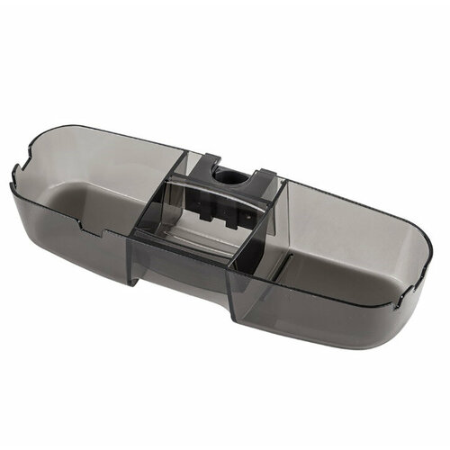 Полка Drippy на душевую штангу пластик прозрачно-дымчатая