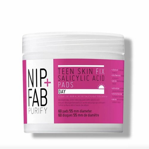 NIP+FAB Диски для лица дневные очищающие с салициловой кислотой Teen Skin Fix Salicylic Acid Day Pads 60 Pads