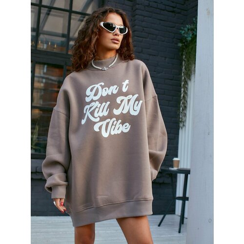 фото Толстовка little secret, размер one size, коричневый