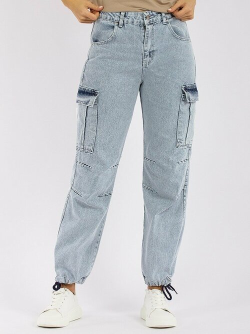 Джоггеры джоггеры  Blue Hill Jeans, размер 38, голубой