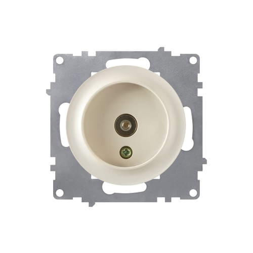 Розетка антенная TV, цвет белый