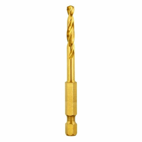 Сверло по металлу DeWalt Impact TITANIUM Drill Bit Ф 7.5 DT50012 1 4 shank impact drill bit holder keychain portable drill screw adapter dropship