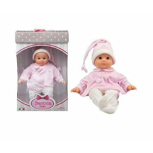 Кукла Dimian Bambina Bebe Пупс в кофточке с завязками-сердечками BD1603-M37/2