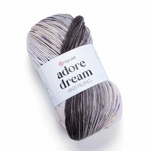 Пряжа Adore Dream, YarnArt, принт - 1050, 100% акрил антипиллинг, 5 мотков, 100 г, 280 м.