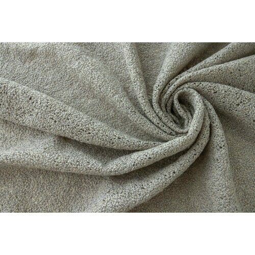 Ткань кружево из шерсти серо-бежевое