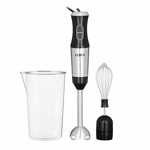 Блендер электрический 400Вт Софт тач стакан чоппер венчик регулировка скорости подсветка 219900₽