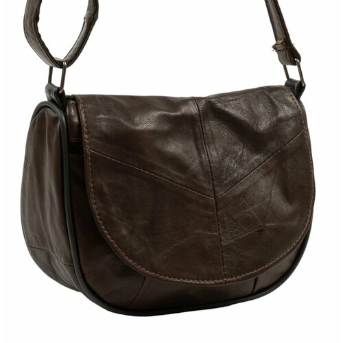 фото Сумка кросс-боди , фактура гладкая, коричневый unvers leather istanbul