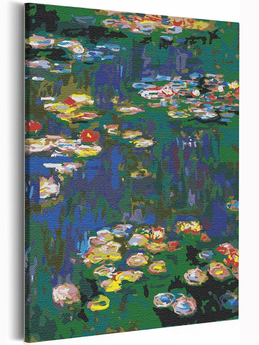 Кувшинки Клод Моне / Известные картины Раскраска картина по номерам на холсте 40х50