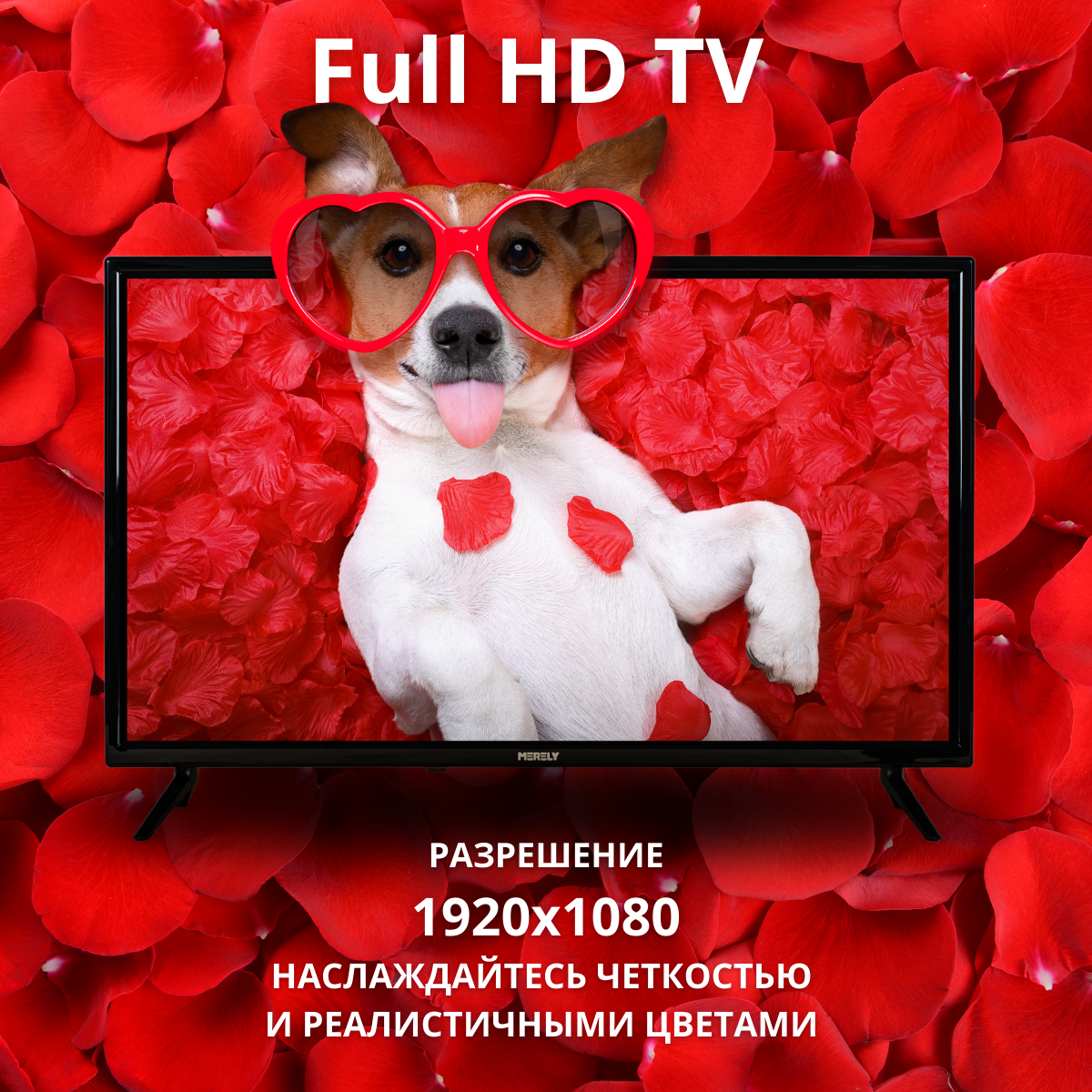 Телевизор 43" MERELY MRL-LED43FHD100T2 (DVB-T2)