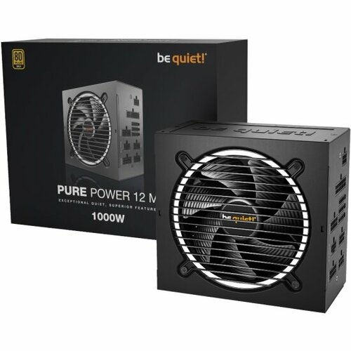 Блок питания be quiet BE QUIET Pure Power 12 M 1000W Gold ATX 30 BN345 2254000₽