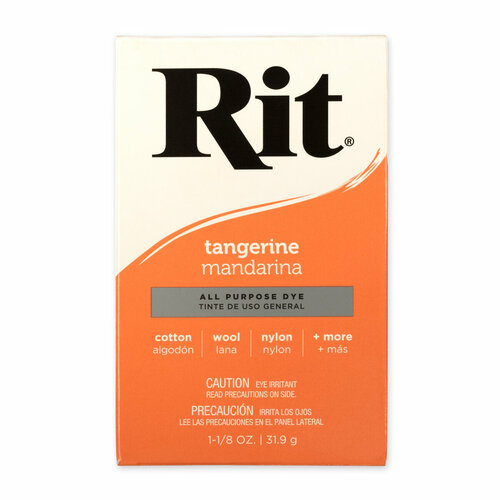 RIT краситель для ткани порошковый для окрашивания вручную и в стир. машине 31.9 г 09 Оранжевый/Tangerine