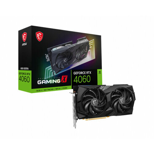 Видеокарта Msi GeForce RTX 4060 GAMING X 8G видеокарта msi geforce rtx 4060 ti gaming x 8g