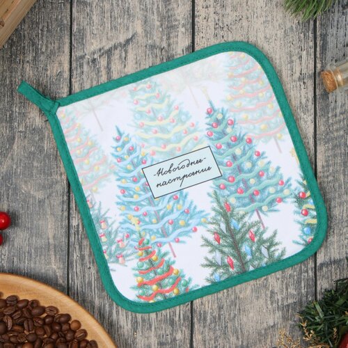 Прихватка Этель Сказочный лес 19х19 см 100 хл ватин 250 гм2 355₽