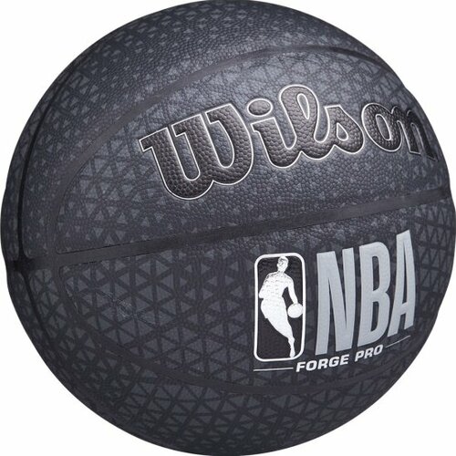 фото Мяч баскетбольный wilson nba forge pro printed wtb8001xb07, размер 7, черный