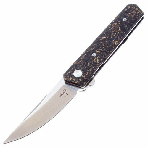 Складной нож Boker 01BO196 Kwaiken Compact Flipper Marble Carbon Copper нож складной boker collection 2022 copper