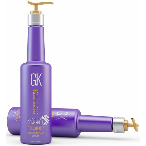 Global Keratin Серебряный шампунь 280мл Silver shampoo global keratin оттеночный серебряный шампунь silver bombshell shampoo 280 мл global keratin шампуни и кондиционеры