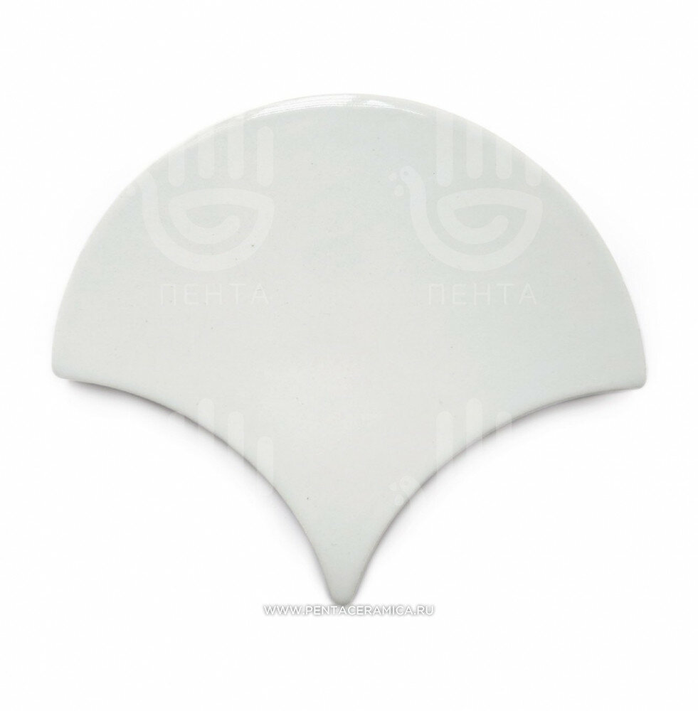 фото Плитка Рыбья Чешуя Светло-серая, м2